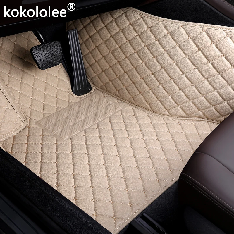 

kokololee Car Floor Mats For Fiat Ottimo 500 Panda Punto palio Linea Sedici Viaggio Bravo Freemont car styling Custom floor mat