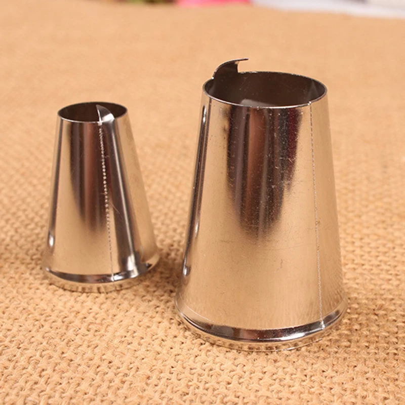 3Pcs/Set Stainless Steel DIY Fondant Piping Tips Cake Pastry Cookie Cream Nozzles Dessert Tips Cake Decorating Tools
