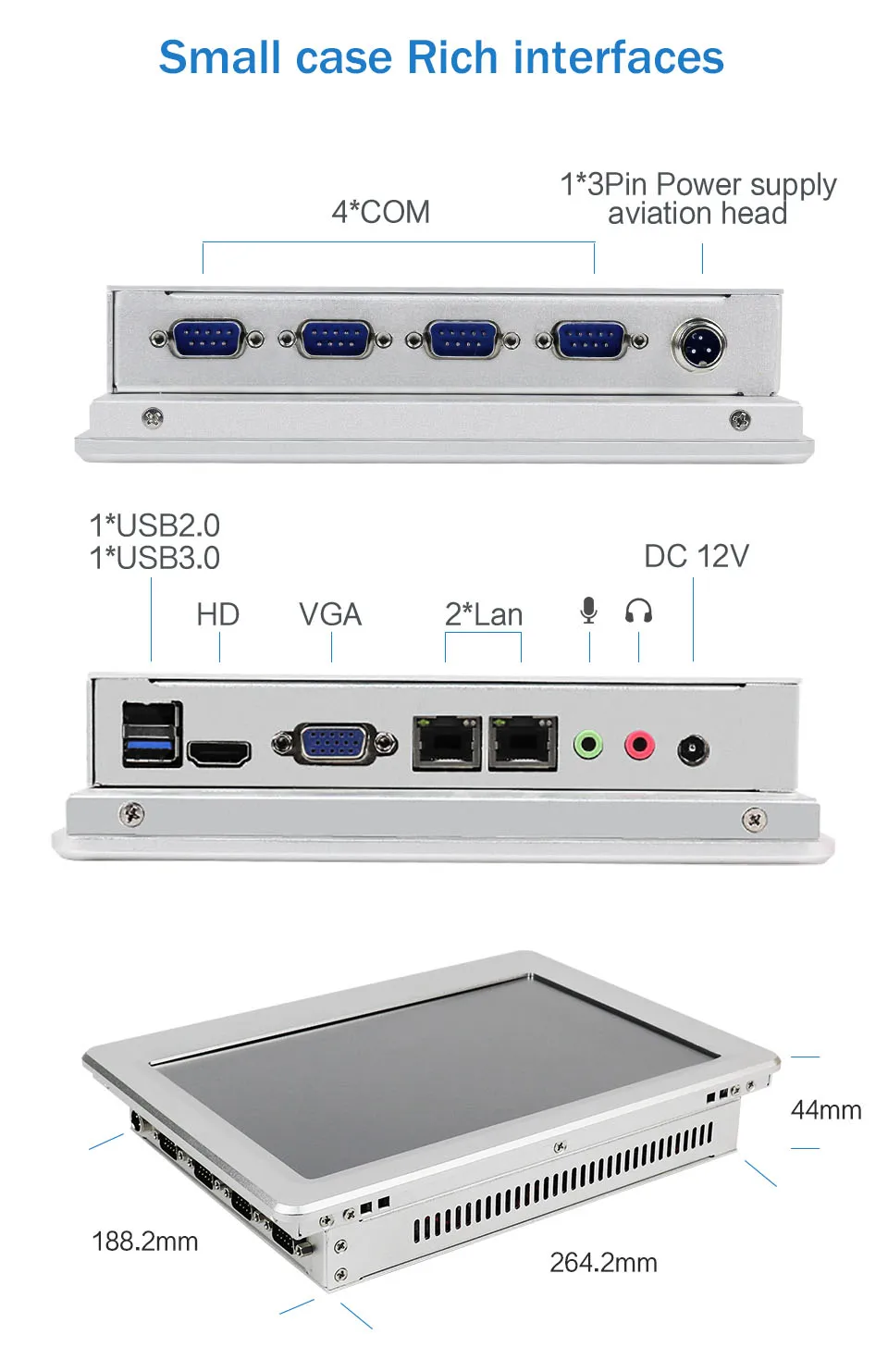 Minisys настенное крепление 10,1 ''планшетный ПК Intel J1900 Dual NIC промышленный все в одном ПК резистивный сенсорный экран компьютер для Windows 10