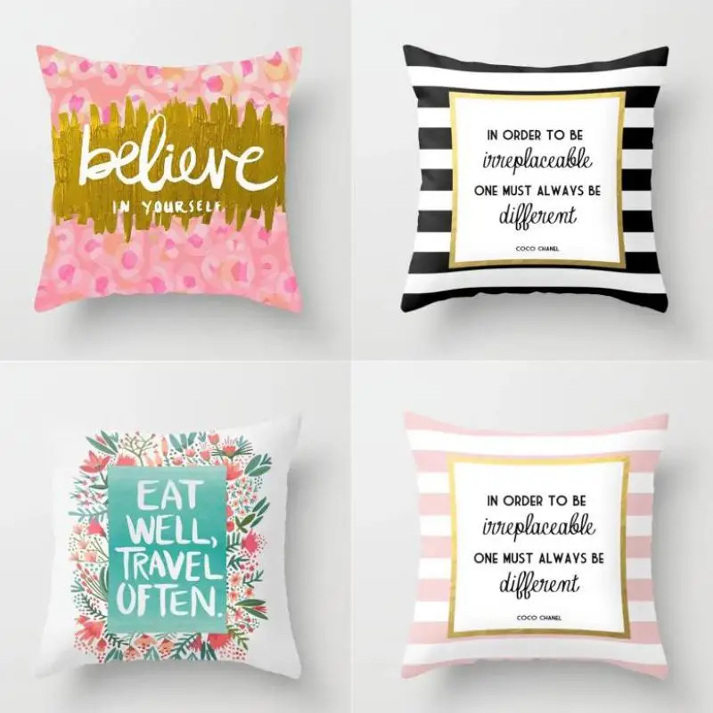 Modern Minimalist Nordic Geometric Patterns Throw Pillows Sofa Office