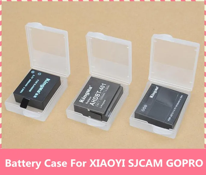 

LANBEIKA For Gopro 20PCS/LOT Plastic Camera Battery Moistureproof Case Storage Box Cover For Gopro 4 4s 3+ SJCAM SJ5000 SJ4000