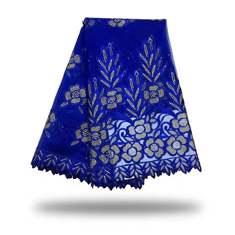 

Latest Net French Lace Material High Quality French Net African Lace Fabric With Stone Nigerian Wedding African Lace !yd041261