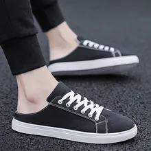 Мужская обувь для спорта и прогулок; Повседневная дышащая парусиновая Обувь На Шнуровке; однотонные кроссовки; homme sport de marque# G3