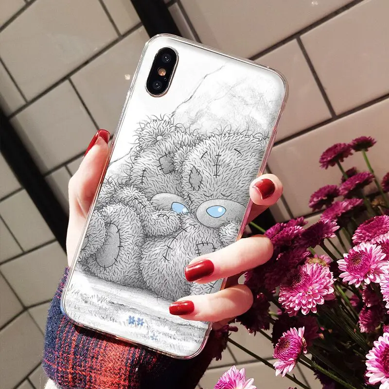 Babaite Tatty Teddy Bear Me To You Мягкий силиконовый прозрачный чехол для телефона для iPhone X XS MAX 6 6s 7 7plus 8 8Plus 5 5S SE XR