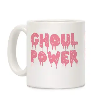 

Ghoul Power White 11 Ounce Ceramic Coffee Mug