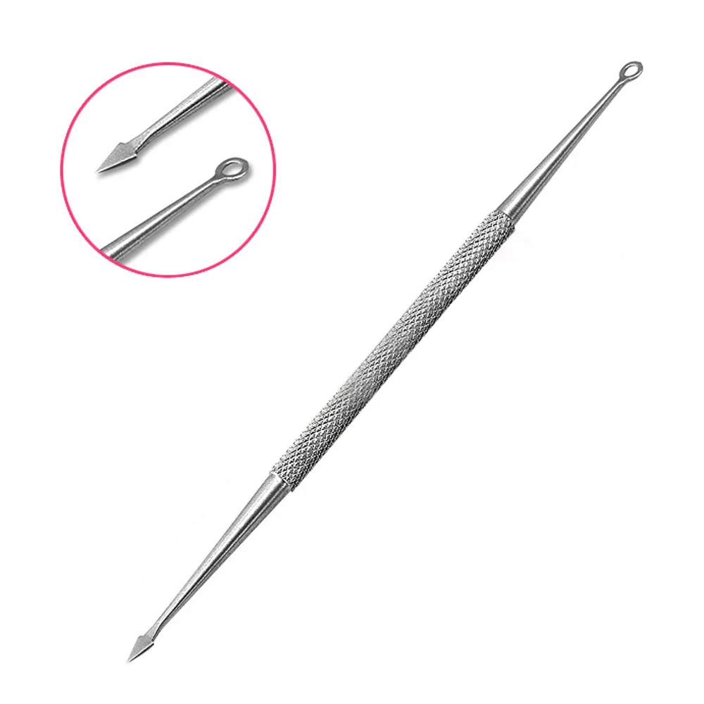 Blackhead& Blemish 5 шт. прыщи инструмент для устранения угрей черных точек инструмент для удаления набор иголок 17,5x2 см Прямая July31