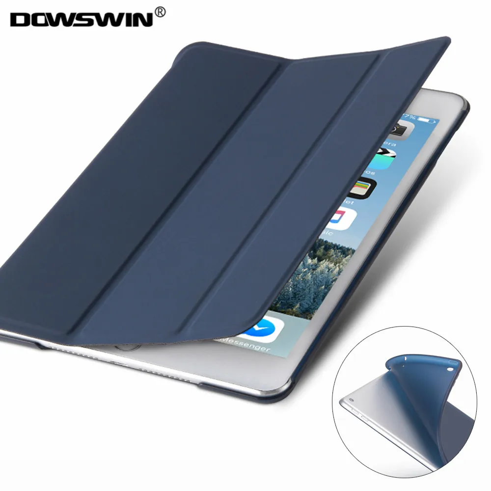 Чехол DOWSWIN для ipad air умный чехол из искусственной кожи мягкая задняя крышка ТПУ 5