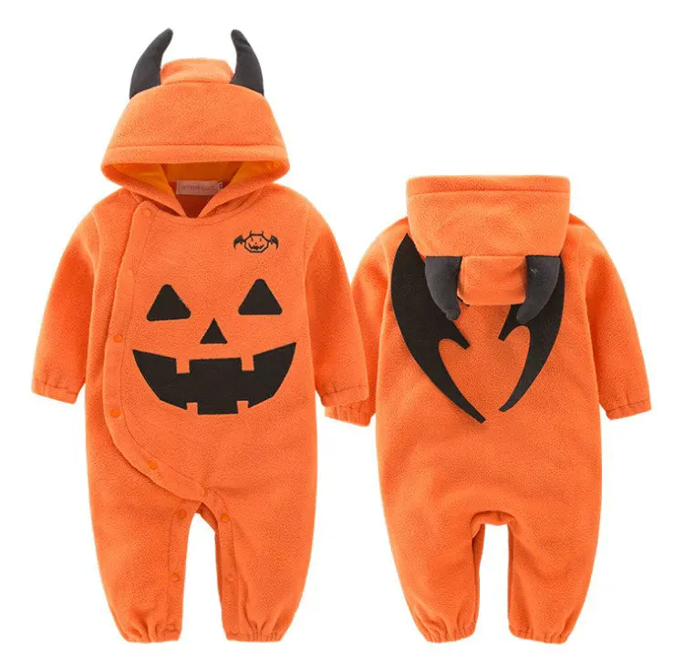 HotSpecial For Halloween Lovely Hooded Baby Jumpsuits 3012in Rompers