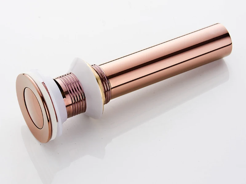 rose gold  basin pop up drain 10