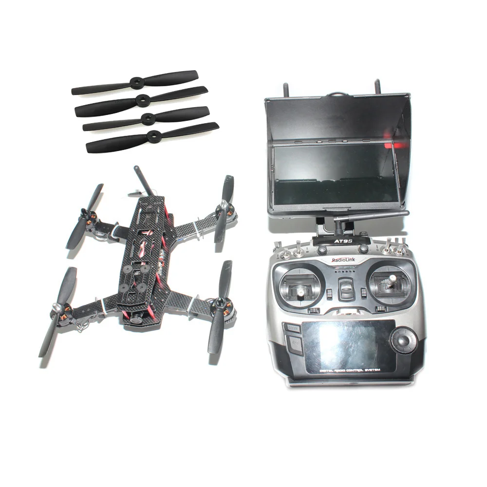 JMT DIY Racer 250 FPV RTF Drone with SP Racing F3 Flight Controller CCD Camera Radiolink