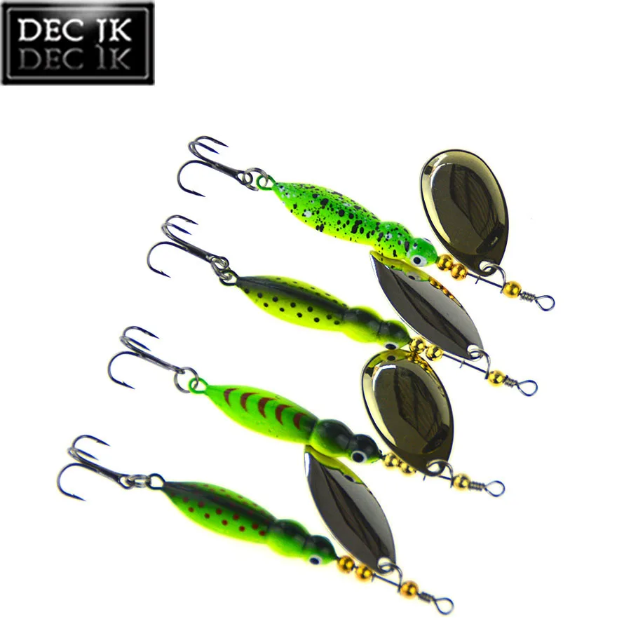 4PCS Metal Sea Fishing Lure Spinners Pike Spoon Artificial Baits Peche Fake Spinnerbait Tackle Trout Hard Bait Kit Hooks China (13)