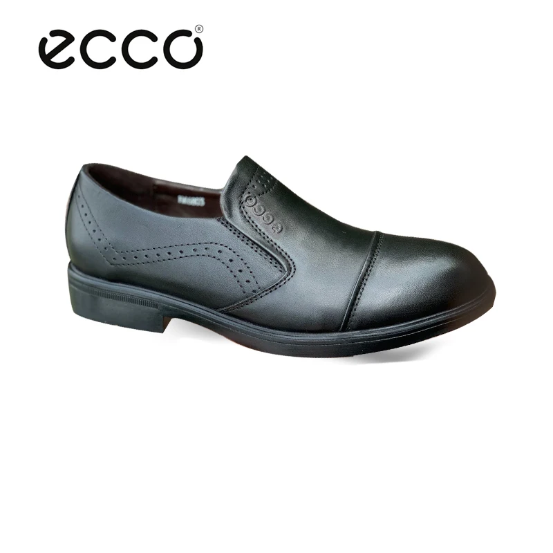 

Ecco 2019 Luxury Brand Men Genuine Leather Business Shoes Male Office Work Flat Shoes Oxford Breathable Party Wedding Mens Shoes