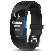 IP67 Wristband ECG+PP Smart Wristband Blood Pressure Heart Rate Pulse Meter Watch Sport Bracelet Fitness Tracker Band Men Gift