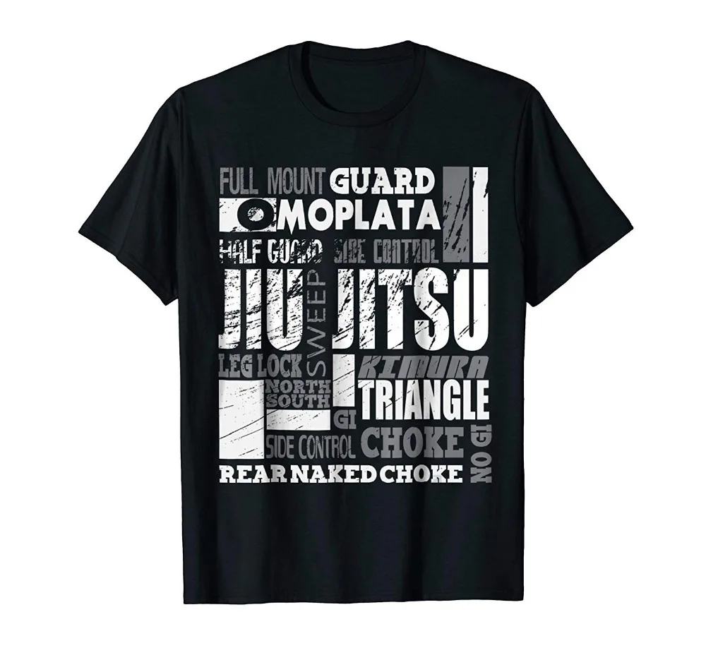 

2019 New Summer Fashion BRAZILIAN JIU-JITSU A-Z BJJ T-Shirt Cotton Tee Shirt
