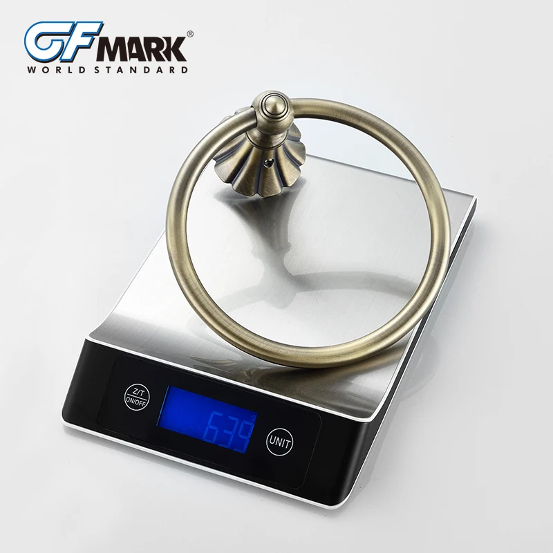 GFmark антикварное кольцо для полотенца Держатель Бронзовый Матовый Европейский