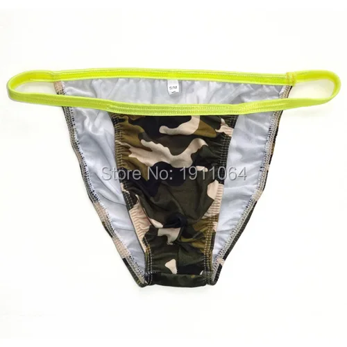 Camo Men's Smallest Swimwear Mens String Bikini G7424