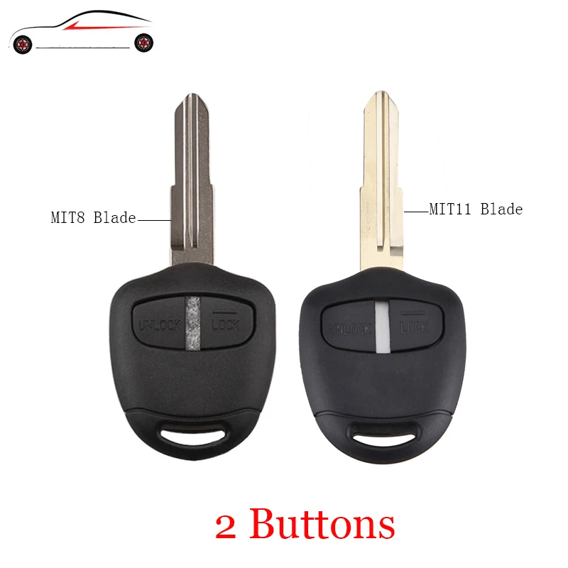 

GORBIN 2Buttons Car Remote key shell Case For Mitsubishi Lancer EX Evolution Grandis Outlander MIT11/MIT8 Blade optional