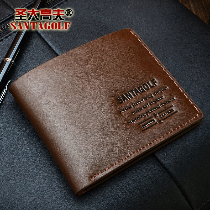 

New Arrival Casual cowhide wallet, multifunctional male short design wallet, men clutch real leather purse, brand design