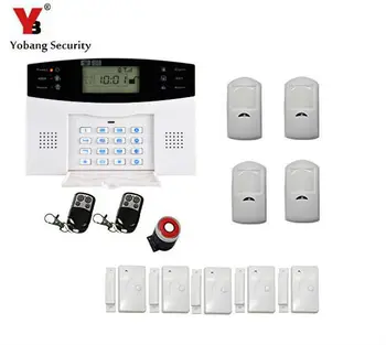 

Yobang Security LCD Screen GSM SMS Alarm System Home Security GSM alarm system Quad-band Wireless alarm panel