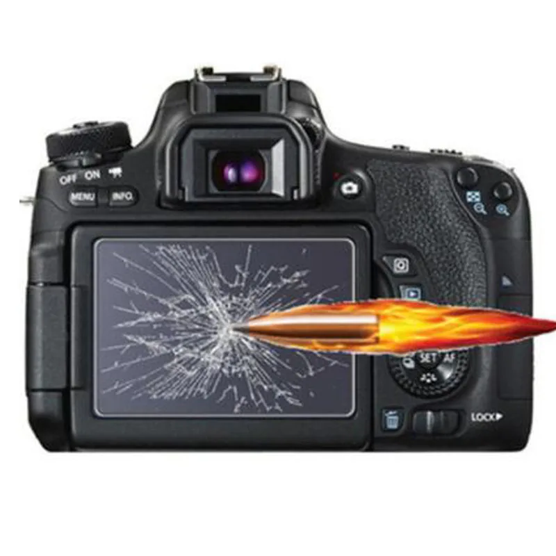 

Tempered Glass Protector for Canon EOS 6D Mark II Mark2 MK2 Markii 6D2 6DII Camera LCD Screen Protective Film Cover Protection