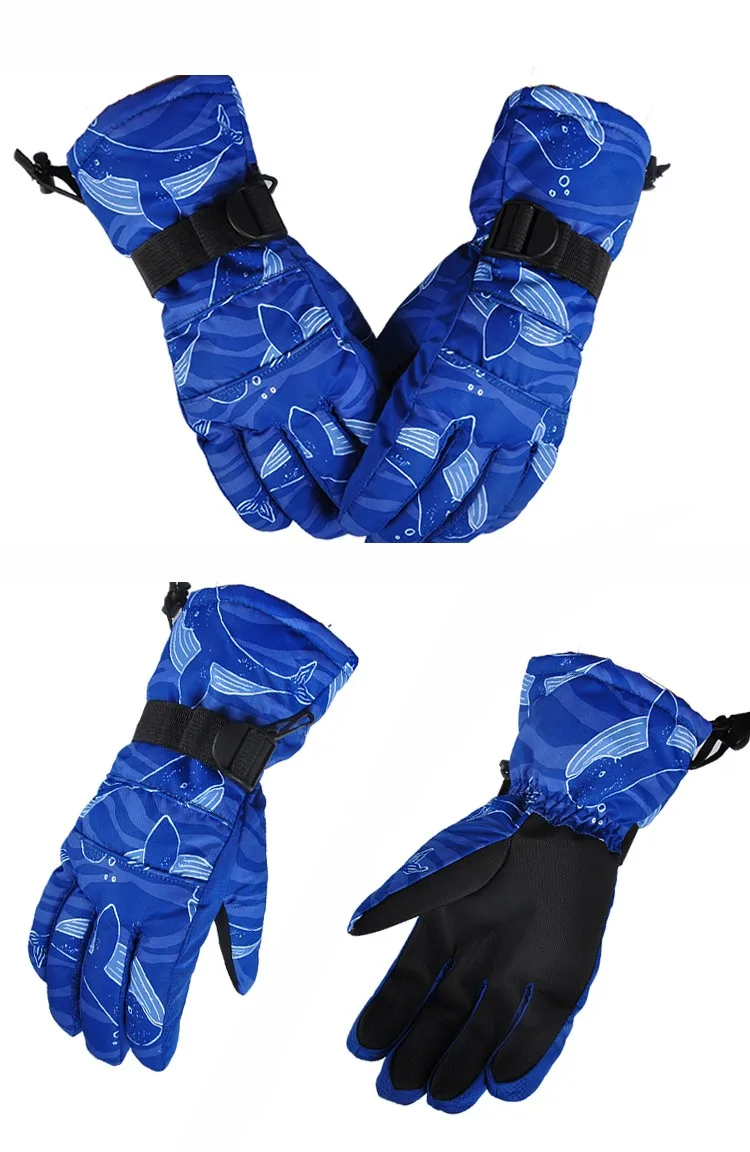 Мужские лыжные перчатки для сноуборда мотоциклетные зимние детские лыжные перчатки ветрозащитные водонепроницаемые зимние перчатки унисекс
