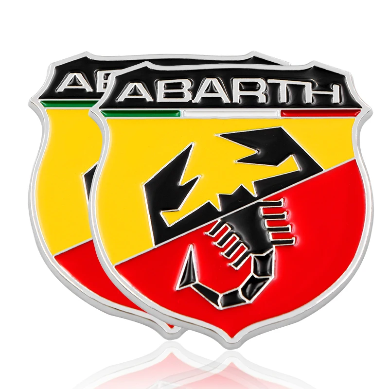 3D металлический итальянский Скорпион Abarth, клейкий значок, эмблема, наклейка, наклейка для Fiat Viaggio Abarth Punto, 124, 125, 500, автомобильный стиль