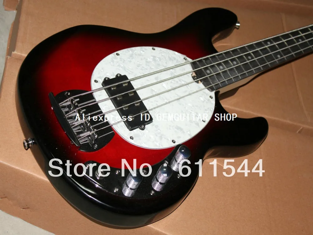 

New Arrival Black Cherry 4 Strings Electric Guitar Wholesale Free Shipping
