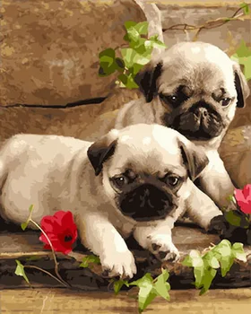 

Frameless diy paintings by numbers paint by number for home decor PBN for living room 4050 twins