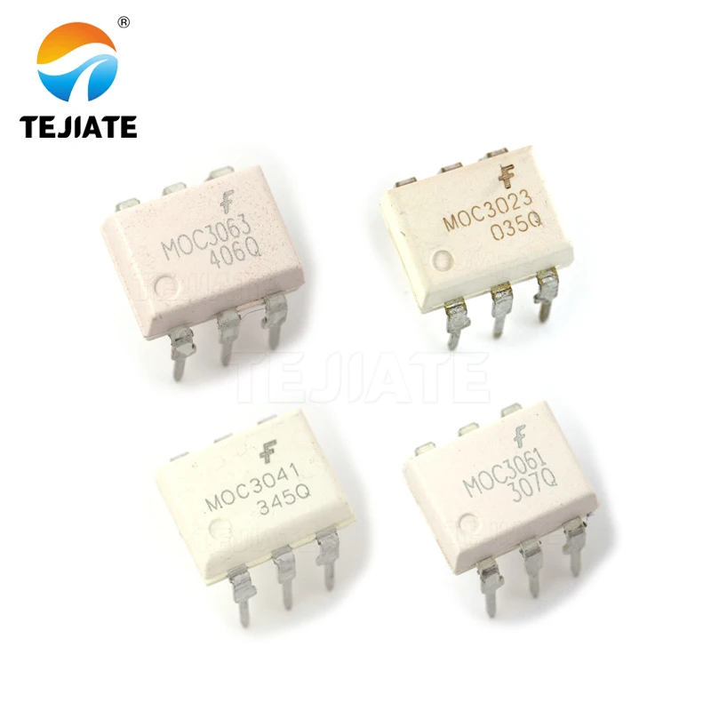 

10PCS MOC3061 Controllable Photocoupler Direct Interpolation MOC3041/3023/3063 Packaged DIP6 3021 MOC3022