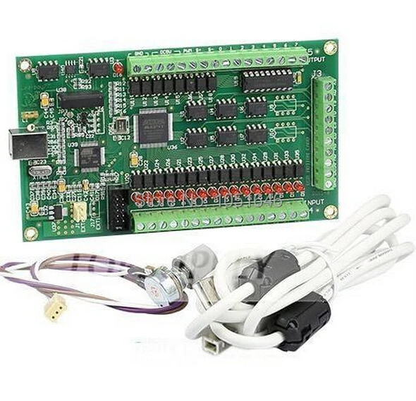 

Free Shipping, 3 Axis CNC USB Card Mach3, usb motion card, 200KHz Breakout Board Interface for CNC Machine Windows2000/XP/Vista
