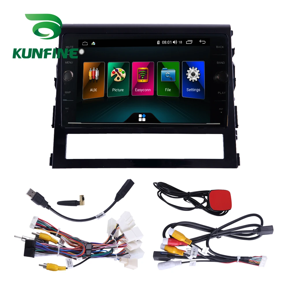 Top Octa Core 4GB RAM 64GB ROM Android 8.1 Car DVD GPS Player Deckless Car Stereo For Toyota LAND CRUISER 2016-17 Radio Headunit 5