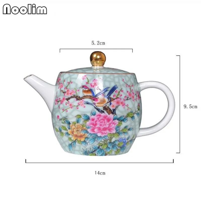 Китайская разрисованная вручную керамика чайник винтажный чайный чайник ручной работы чайный набор кунг-фу высокое качество антикварные чайные горшки