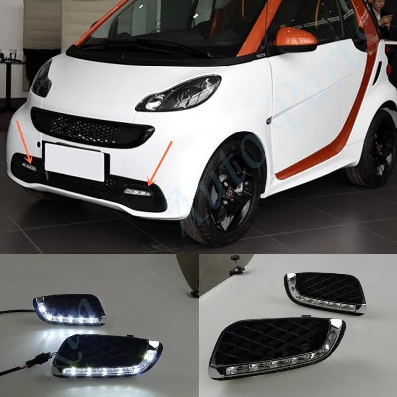 

White LED Daytime Running Lights DRL LED Fog Lamp for Mercedes-Benz SMART 2008 2009 2010 2011