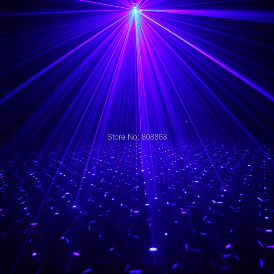 ESHINY дистанционного Мини R & B лазер с принтом «Звезды» проектор синий адвокатского сословия СИД DJ для танцев Рождественский диско Семья