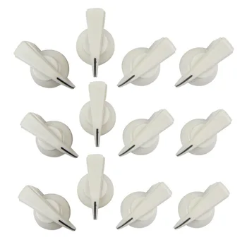 

New 24pcs/Pack White Big Chicken Head Knobs Guitar Bass Amplifier Effect Pedal Knobs Plastic Guitar Accessories