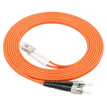 

Optical Fiber Jumper Patch Cord Cable,LC/UPC-ST/UPC,3.0mm Diameter,OM1 Multimode 62.5/125,Duplex