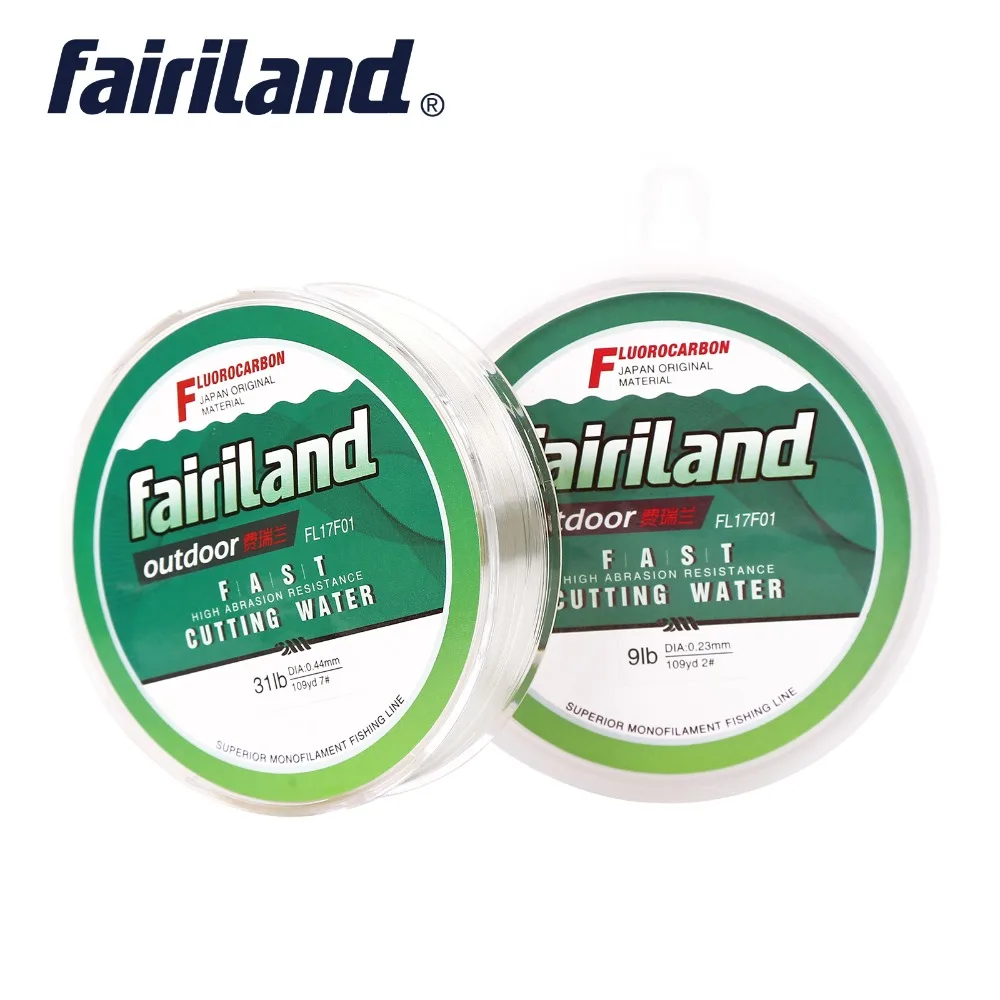 

100M/109yard Fluorocarbon fishing line Japanese Line material Monofilament Carp Wire leader line Transparent Carbon Fiber Lines