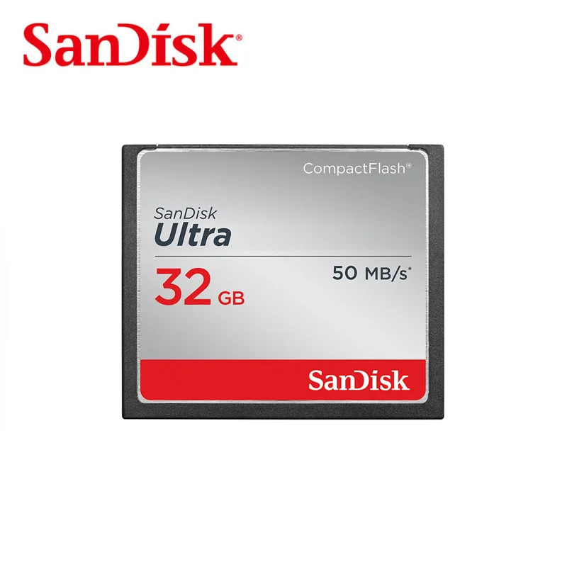 Оригинальный SanDisk Ultra Compact Flash карты памяти CF карта 8 ГБ 16 32 50 МБ/с. для камеры (камера