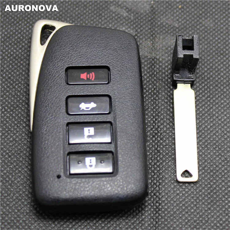 

AURONOVA for Lexus ES350 RX IS LS GS IC Smart Key 4 Buttons Replace Car Key Shell