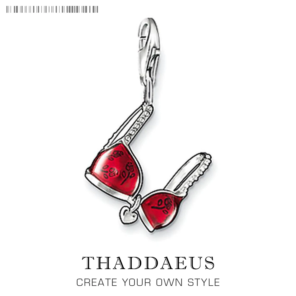 Bracelet Charm Pendant Charms Bra Underwear Pendant Charms Red