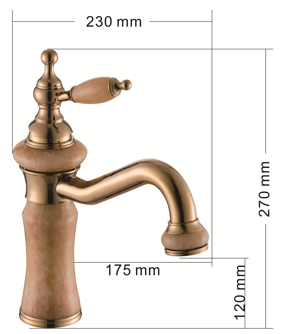 Bathroom Basin Faucet Rose gold Bronze Brass Mixer solid copper Luxury Europe style Tap Torneiras Para Banheiro crane 16