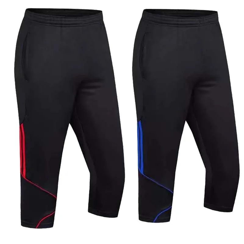 

soccer jerseys 2017 Soccer Training 3/4 Pants Professional Men Football game And Running Athletic Sportswear Jogging Trousers