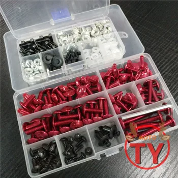 

KEMiMOTO Motorcycle Fairing Bolt Screw Nuts Washers Fastener Fixation for SUZUKI GSX-R 600 750 GSXR 2006 2007 Full Kit