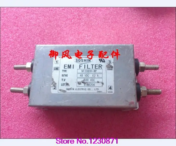 

's imports of dual-channel DC- DC  supply SOSHIN filter 48VDC 60A NF2060H-WP