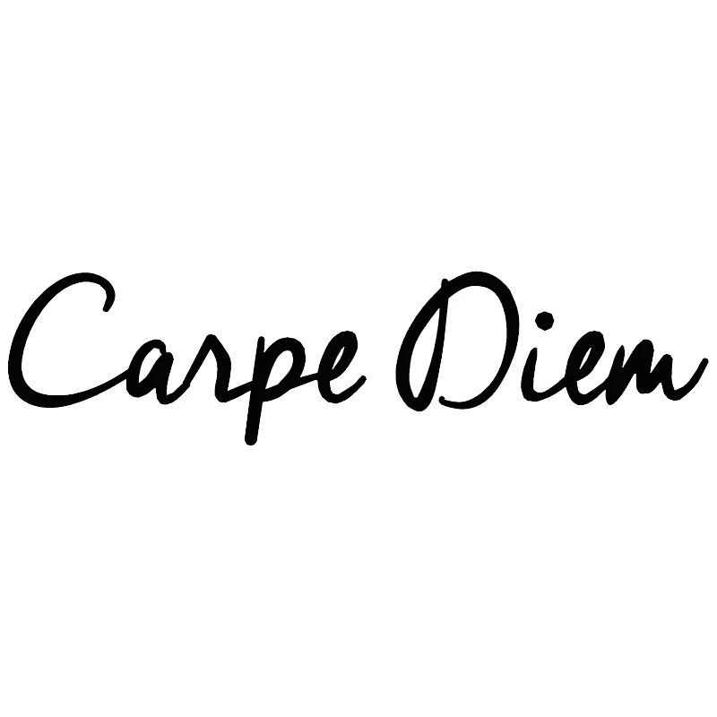 Автомобильный стикер 3D 20 3*5 см CARPE DIEM модные текстовые автомобильные виниловые