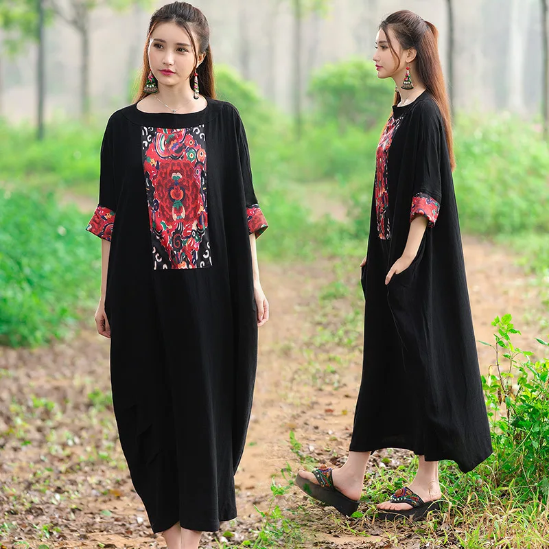 black indian dress for women
