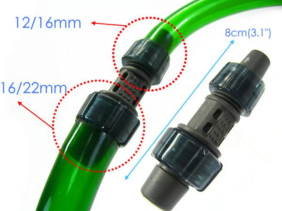 ISTA шланговый адаптер 12/16 мм& 16/22 мм-конвертер подключения фильтровая труба для аквариума