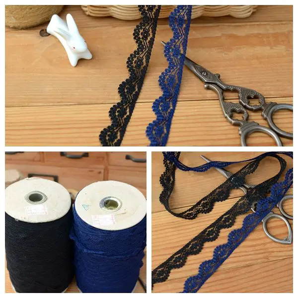 

hot sale Lace Accessories Black Blue Lace Lace Wide 1.3cm H1302