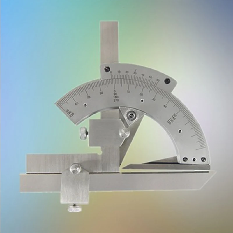 

0-320 Degree Universal Protractor Goniometer Angle Ruler Finder Measuring Tools Precision Measuring for Parts Inner Outer Angle