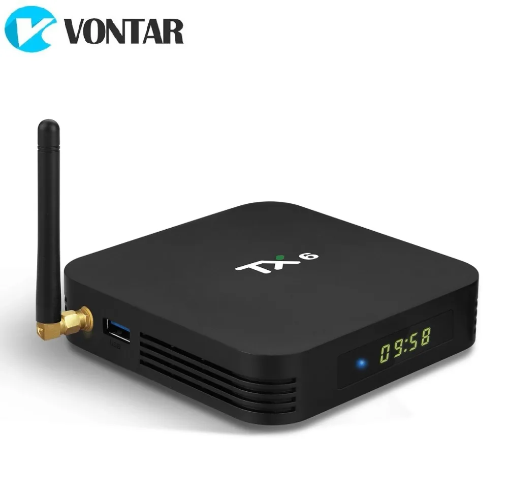  4GB 32GB 64GB Android 9.0 TV Box TX6 Smart TV BOX Allwinner H6 Quad Core ALICE Wifi HDR 4K Set Top 
